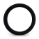 Silicone Black with Blue Line Center 7.5mm Band