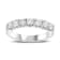1.00cttw 7 Stone Diamond Band Ring in 14k White Gold