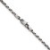 Sterling Silver Antiqued and Satin 2.5mm Twisted Box 16 inch Chain