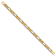 14K Yellow and White Gold High Polished 8.5-inch Men's Link Bracelet