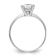 Rhodium Over 14K White Gold 1 ct. D E F Pure Light Princess Moissanite
Solitaire Ring