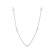 Freshwater Pearl Station Necklace In 14K White Gold 18 Inch