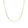 14K Yellow Gold 2.3 and 4.0 mm Paperclip Link 18 Inch Necklace