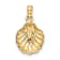 10K Yellow Gold Polished Scallop Shell Charm