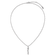 Rhodium Over Sterling Silver Polished Fancy Cubic Zirconia With 2 Inch
Extension Necklace