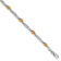 Rhodium Over 10k White Gold Diamond and Citrine Bracelet