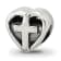 Sterling Silver Heart with Cross Bead