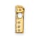 14K Yellow Gold Diamond Letter T Initial Charm