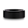 SAN BERNARDINO Brushed Finish Flat Black Titanium Men’s Wedding Band 6mm