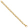 10k Yellow Gold 7.5mm Hand Polished and Textured Fancy Link Bracelet