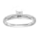 Rhodium Over 14K White Gold First Promise Diamond Promise/Engagement
Ring 0.05ctw