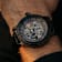 Thomas Earnshaw Longcase Automatic Gray Dial Black Stainless Steel Band
Skeleton Watch