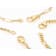 Rope, Paperclip And Figaro Link Bracelet Set In 18K Gold Over Bronze