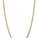 14k Yellow Gold 5.5mm Semi-Solid Mariner Chain 22 inch