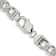 Sterling Silver 9.5mm Pavé Flat Figaro Chain
