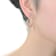 Two-Tone Teardrop Dangle Earrings In Sterling Silver And 18K Rose Gold
Over Sterling Silver
