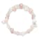 6-7mm Multicolored Baroque Freshwater Cultured Pearl and Glass Beaded
Wrap Bracelet