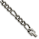 Titanium Polished 7mm Figaro Chain