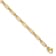 14K Yellow Gold Polished Flat Oval Link Bracelet