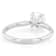Lab-Grown Diamond Solitaire Ring In 14K White Gold 1.10ct