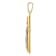 14K Yellow and White Gold Hollow Crucifix Pendant