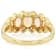 Opal And White Zircon Band Ring In 18K Gold Over Sterling Silver 1.17ctw