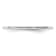 Rhodium Over 10K White Gold 1.2mm Half Round Stackable Expressions Band