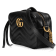 Gucci Mini GG Marmont Matelasse Chevron Black Leather Handbag