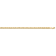 14K Yellow Gold 4mm Byzantine Chain Necklace