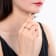 Yellow Citrine Sterling Silver Half Eternity Band