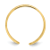 14K Yellow Gold Star and Moon Adjustable Toe Ring