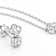 Refined Lab-Grown Diamond Cluster Necklace And Earring Set In Sterling Silver