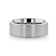 SOLAR Flat Profile Brushed Finish Men’s Titanium Wedding Band 8mm