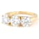 Lab-Grown Diamond Three-Stone Ring In 14K Gold 5.00ctw
