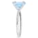 Sky Blue Topaz & Diamond 10K White Gold Ring 3.9ctw