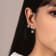 White Cubic Zirconia 14k White Gold Studs With Velvet Gift Box 3.00ctw