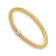 14K Yellow Gold with White Rhodium 4.6mm Stretch Bracelet