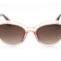 Kate Spade Tamara Pink and Tortoise Cat Eye Frame / Brown Lenses Sunglasses