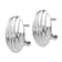 Rhodium Over 14K White Gold Polished Fancy Stud Earrings