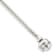 Sterling Silver Reflections Hinged Clasp Bead Bracelet