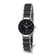 Ladies Charles Hubert Titanium and Ceramic Black Dial Watch