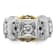 10K Two-tone Yellow and White Gold with Enamel and Diamond 32nd Scottish
Rite Masonic Ring 0.5ct