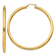 14k Yellow Gold Polished 2 9/16" Tube Hoop Earrings