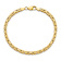 10k Yellow Gold 4mm Byzantine Link Bracelet