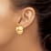 14k Yellow Gold 20mm Half Ball Non-Pierced Stud Earrings