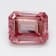1.19ct Vivid Pink Emerald Cut Lab-Grown Diamond SI2 Clarity IGI Certified