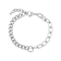 Multi-Link Bracelet With Extender In Silver-Tone