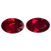 Ruby Unheated 7.2x4.8mm Oval Matched Pair 2.18ctw