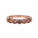 Mocha Cubic Zirconia 18k Rose Gold Over Sterling Silver Ring 1.55ctw