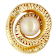 Golden South Sea Pearl Pendant In 18K Gold Over Sterling Silver